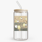 Банка с бамбуковой крышкой