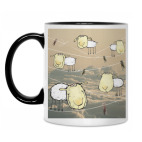 Кружка двухцветная