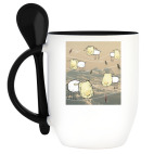 Кружка с ложкой