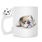 Кружка с футбольным мячиком