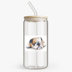 Банка с бамбуковой крышкой