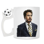 Кружка с футбольным мячиком