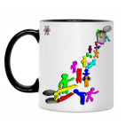 Кружка двухцветная