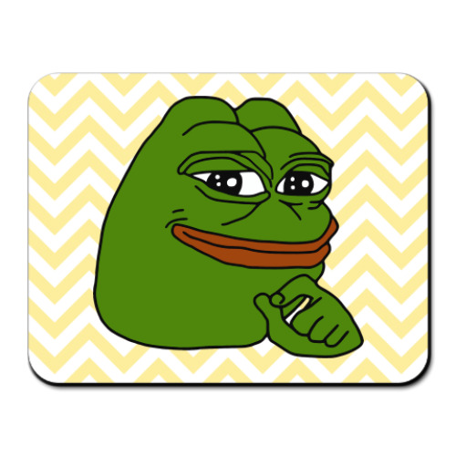 Коврик для мыши с принтом Лягушонок Пепе