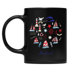 Кружка цветная UV-DTF