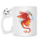 Кружка с футбольным мячиком