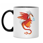 Кружка двухцветная