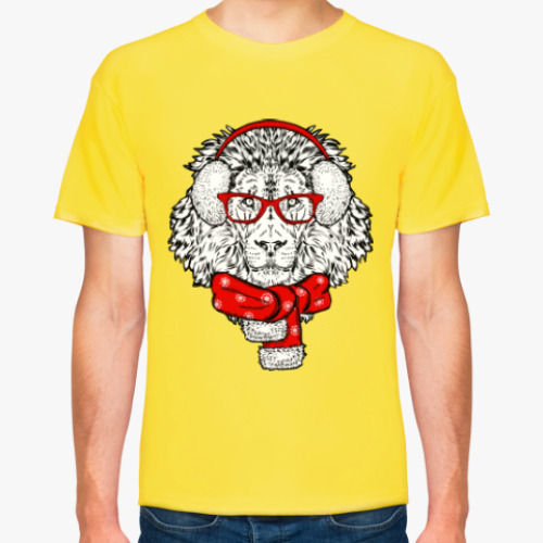 Футболка с принтом Лев