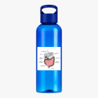 Прозрачная спортивная бутылка