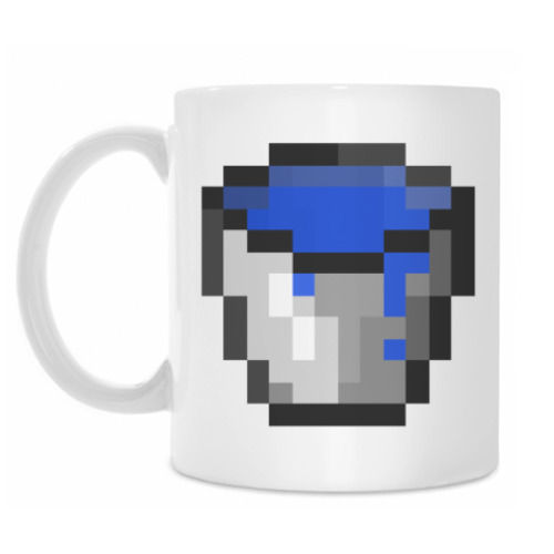 Кружка с принтом Вода Minecraft