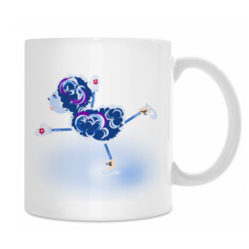 Кружка с принтом Овечки разные