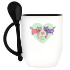 Кружка с ложкой