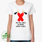 Женская футболка органик