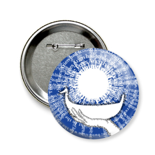 Значок 58мм с принтом   Ладья Солнца