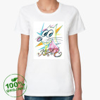 Женская футболка органик