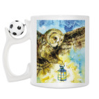 Кружка с футбольным мячиком