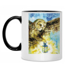 Кружка двухцветная