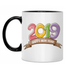 Кружка двухцветная