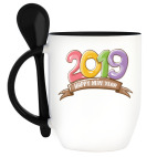 Кружка с ложкой