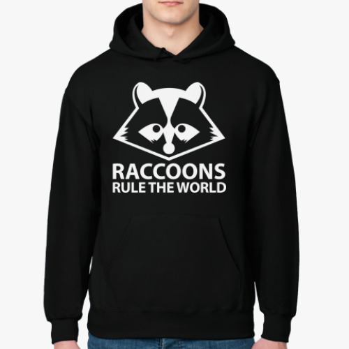 Толстовка худи с принтом Еноты правят миром