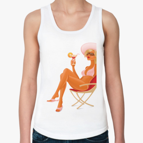 Женская майка Девушка