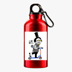 Металлическая бутылка 400 мл UV-DTF