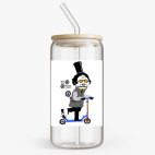 Банка с бамбуковой крышкой