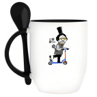 Кружка с ложкой