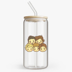 Банка с бамбуковой крышкой