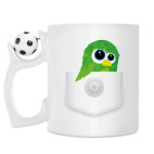 Кружка с футбольным мячиком