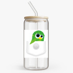 Банка с бамбуковой крышкой