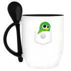 Кружка с ложкой