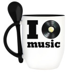 Кружка с ложкой