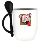 Кружка с ложкой