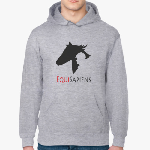 Толстовка худи с принтом Конный спорт - Лошади