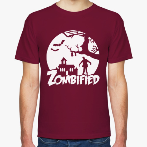 Футболка с принтом Зомбификация