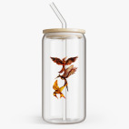 Банка с бамбуковой крышкой