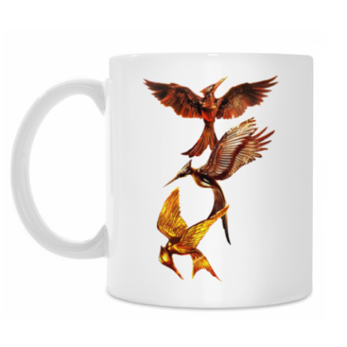 Кружка с принтом Сойка пересмешница