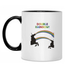 Кружка двухцветная