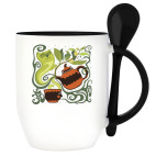 Кружка с ложкой