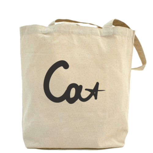 Сумка шоппер с принтом  'Кот'
