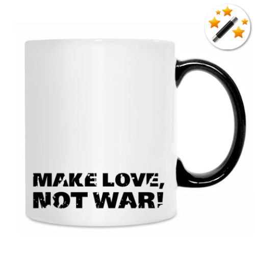 Кружка-хамелеон Make love!