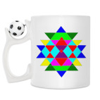 Кружка с футбольным мячиком