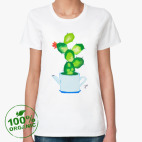 Женская футболка органик