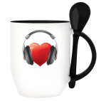 Кружка с ложкой