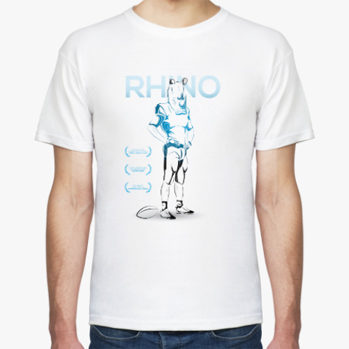 Футболка с принтом RhinoMan