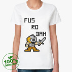 Женская футболка органик