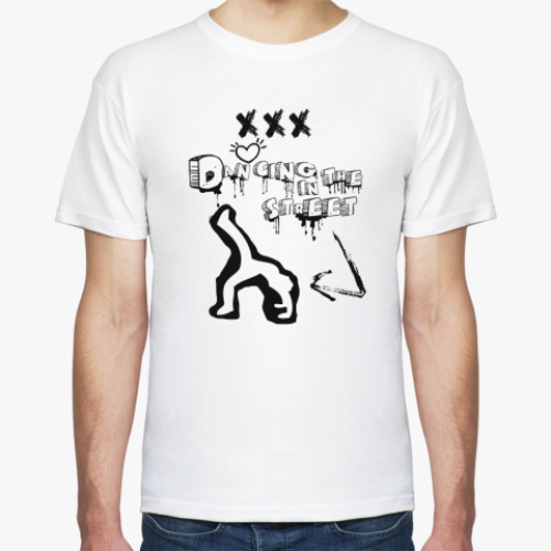Футболка с принтом Уличные танцы