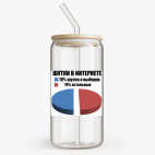 Банка с бамбуковой крышкой