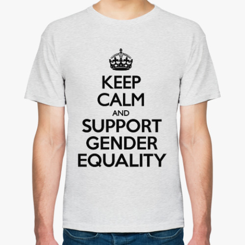 Футболка с принтом Gender equality